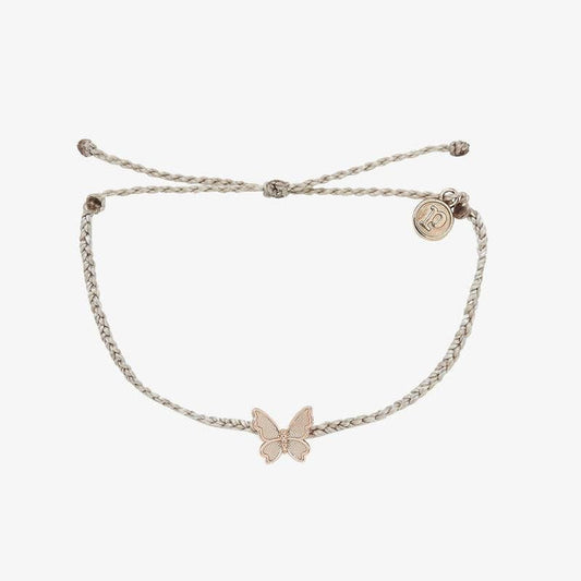 PuraVida Rose Gold Butterfly in Flight Bracelet