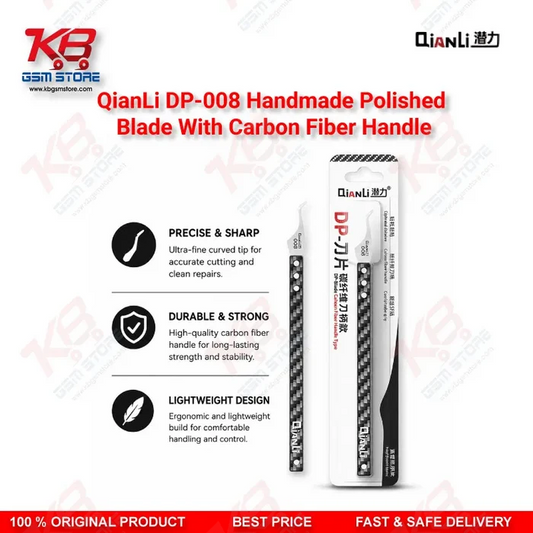 QianLi DP-008 Hand Polished Glue Removal Blade with Carbon Fiber Handle – Motherboard Repair Knife