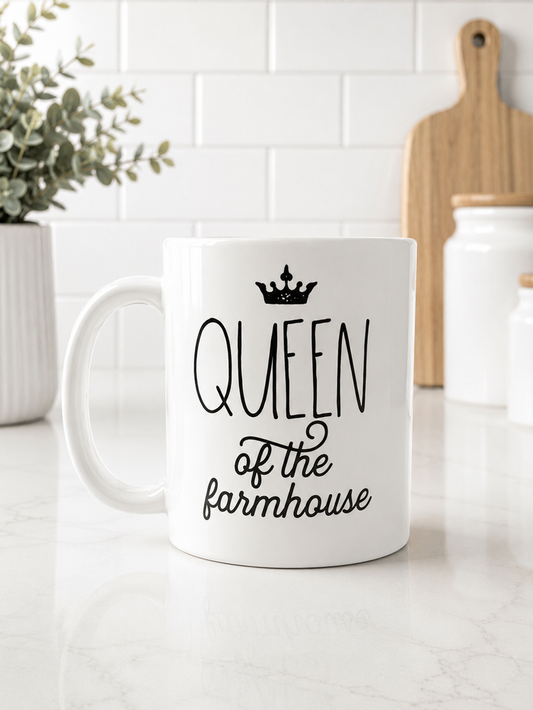 Queen of the Farmhouse Ceramic Mug
