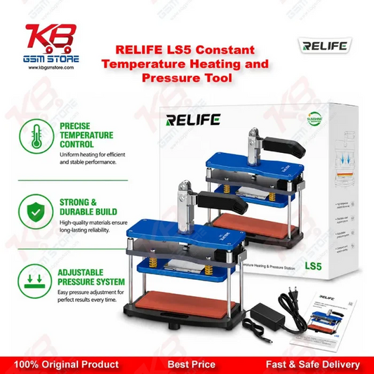 RELIFE LS5 Constant Temperature Heating and Pressure Tool for Back Cover and Middle Frame Restoration