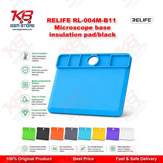RELIFE RL-004M-B11 Silicone Heat Insulation Pad for Microscope Base