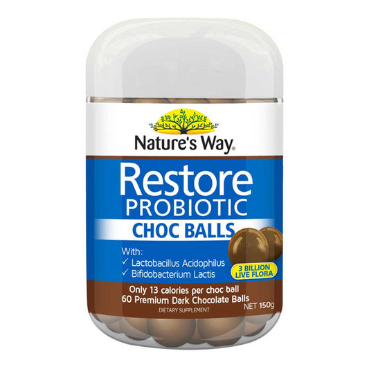 Nature's Way Restore Probiotic Choc Balls _1