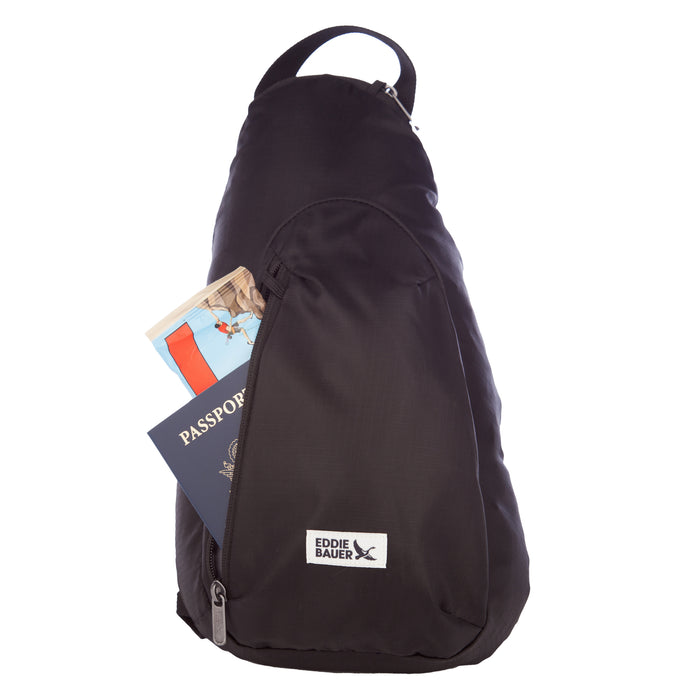 RFID-Blocking Travel Sling-Black-7