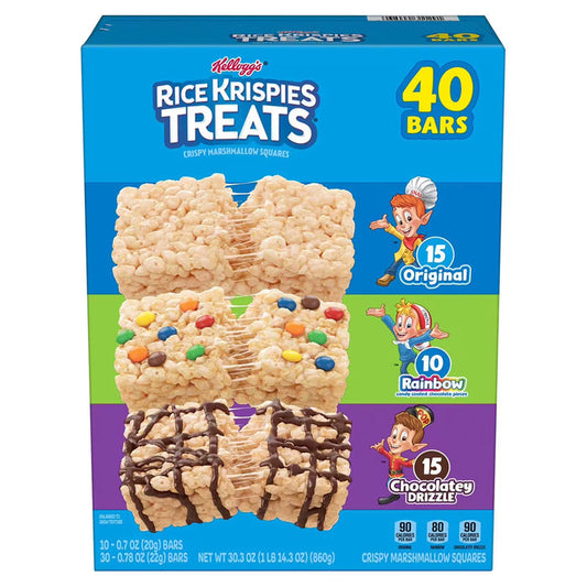 Rice Krispies Treats Variety Pack, 40 ct.