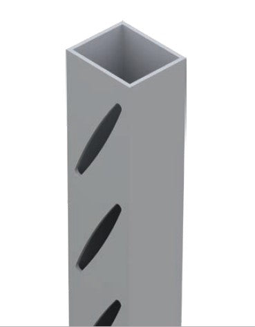 RIGHT slotted gate side frame 60mm x 50mm 9MM SPACING 5800MM LONG - Image 1