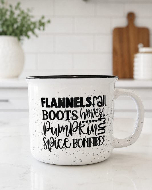 Rustic Campfire Mug