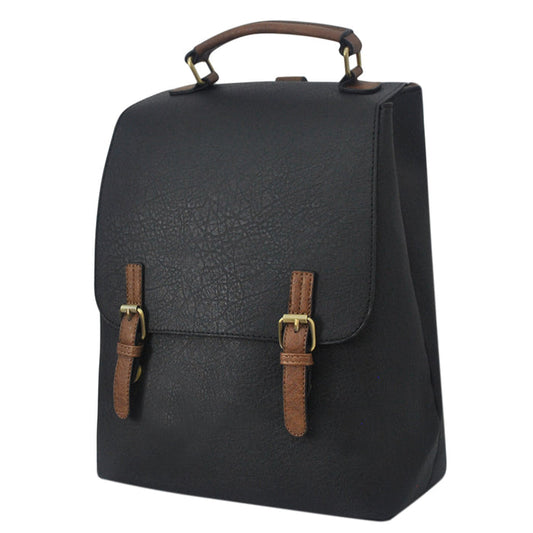 !SALE! Black Faux Leather NGIL Utility Backpack