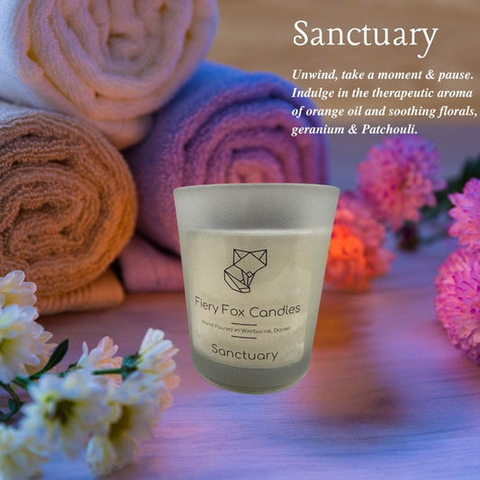 Sanctuary Scented Soy Wax Candles
