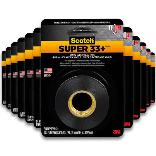 Scotch Super 33+ Vinyl Electrical Tape - 1 Yard - 24 Pack