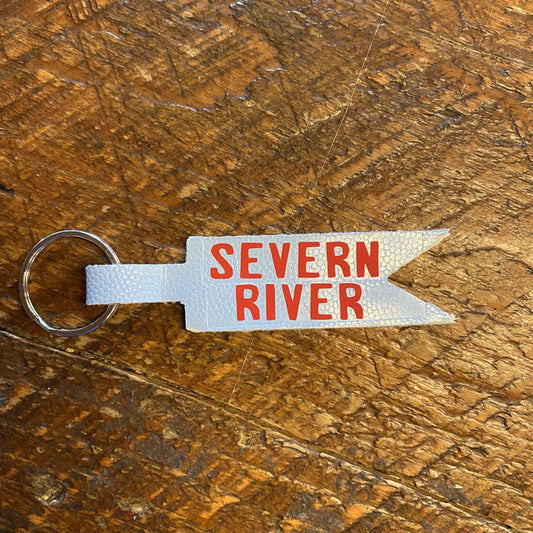 “SEVERN RIVER” Leather Keychains