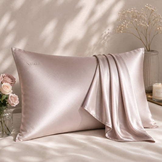 Silk Pillowcase Champagne Rose