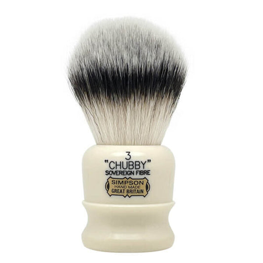 Simpsons | Chubby 3 Sovereign Grade Synthetic Fibre Shaving Brush