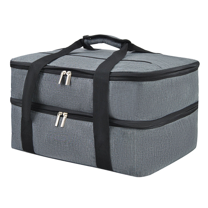 Solid Gray NGIL Casserole Bag