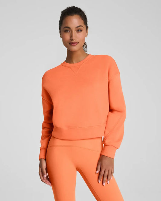 SPANX® Cotton Fleece Crewneck