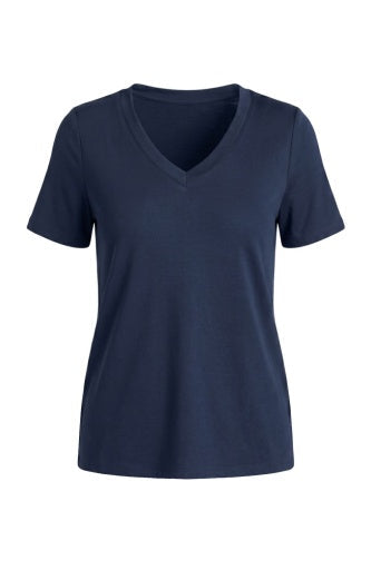 SS V-neck Knit Tee