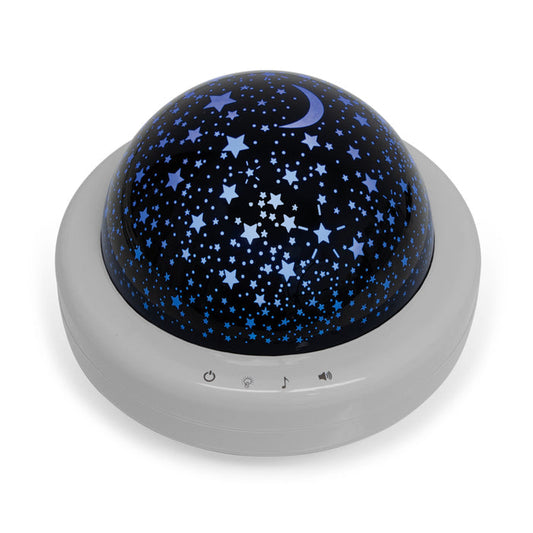 Zadro STARPRO4C 705004424370 product photo overhead view, starlight projector & sound spa in front of a white background