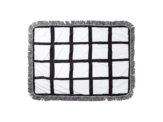 Sublimation 24 Panel Plush Throw Blanket (76*101cm/30inchx 40inch)