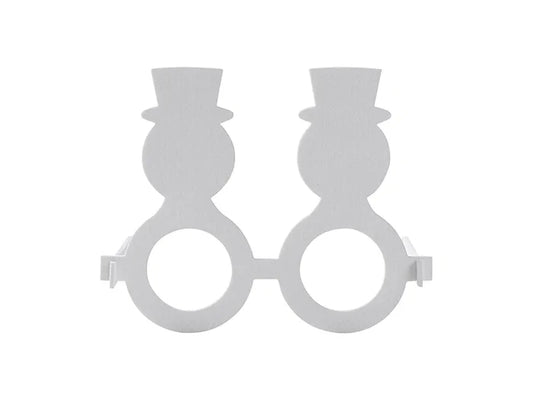 Sublimation Blank Felt Glasses (Snowman)