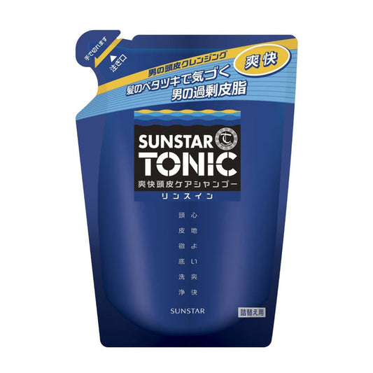 Sun Star Tonic Refreshing Scalp Care Shampoo Rinse In Refill