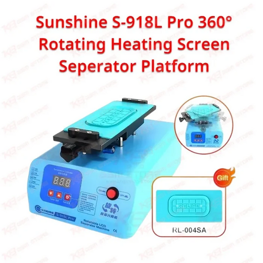 Sunshine S-918L Pro 360° Rotating Heating Screen Seperator Platform