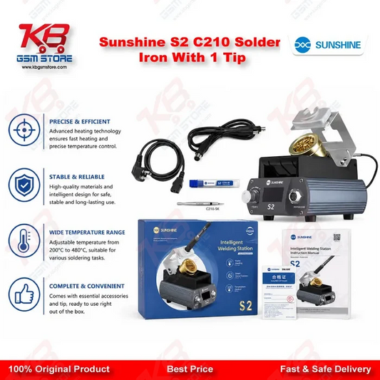 Sunshine S2 C210 Solder Iron With 1 Tip