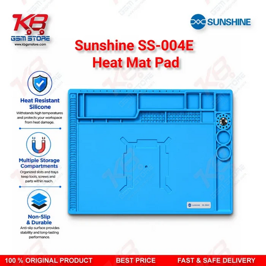 Sunshine SS-004E Silicone Heat Insulation Repair Mat – Magnetic Soldering Pad 45x30cm