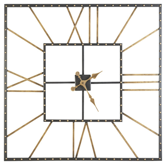 Thames A8010112 BlackGold Finish Wall Clock