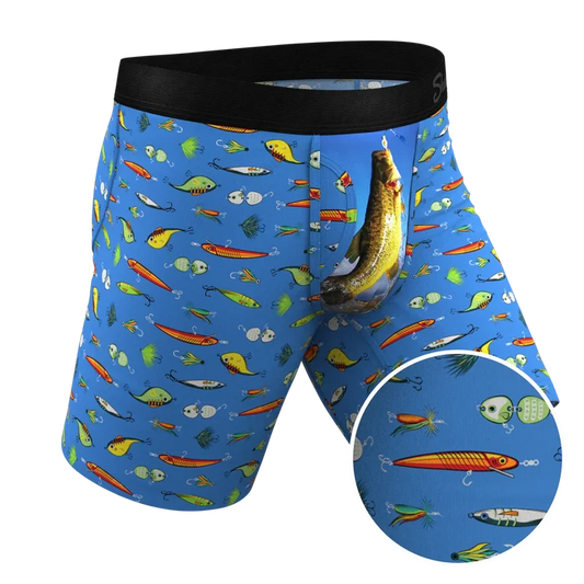 The Bait & Tackle | Bass Ball Hammock Pouch Underwear with Fly
