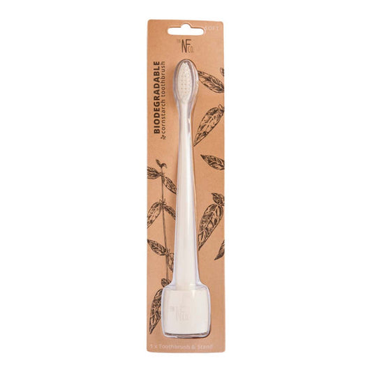 The Natural Family Co. Bio Brush & Stand - Ivory Desert - L'Organic