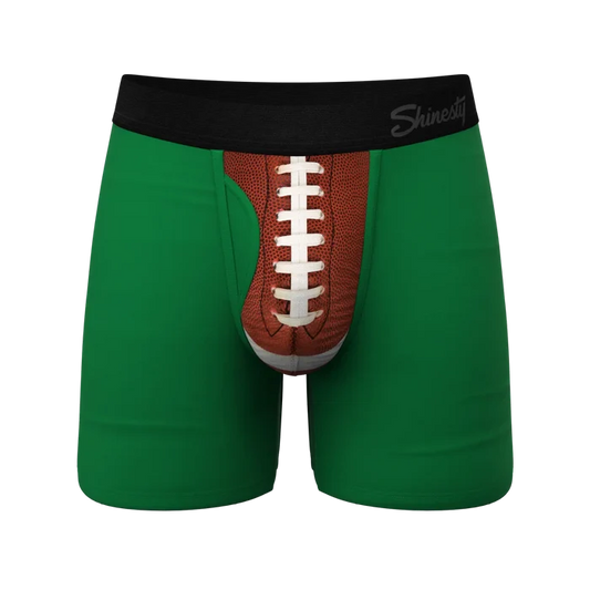 The Quarterback Sack | Football Ball Hammock Pouch Underwear with Fly