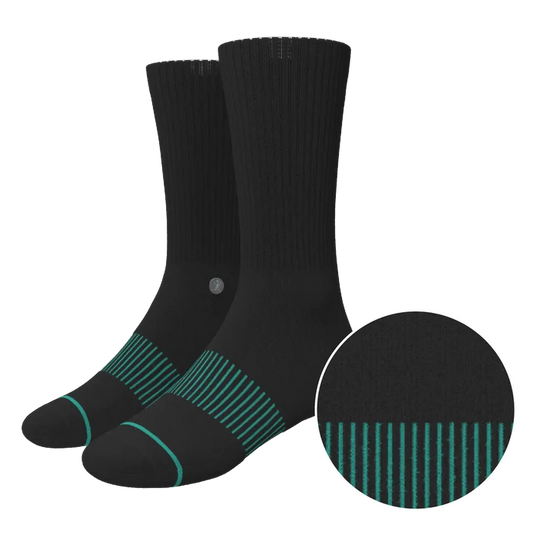 The Threat Level Midnight | Black Stay Weird Hell Hammock Crew Socks