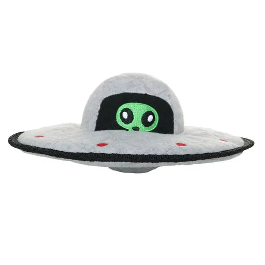 Tuffy Alien UFO Squeaky Dog Toy