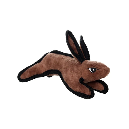 Tuffy Jr Barnyard Rabbit - Squeaky Dog Toy