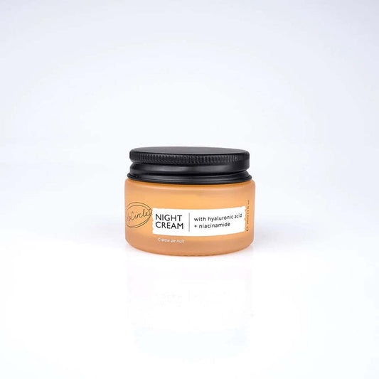 UpCircle Night Cream with Hyaluronic Acid & Niacinamide Travel Size 30ml &Keep