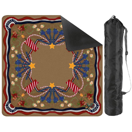 USA Patriotic Mahjong Mat