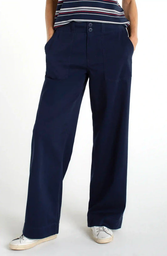 Utility Patch Pocket Wide Leg 31" Ins