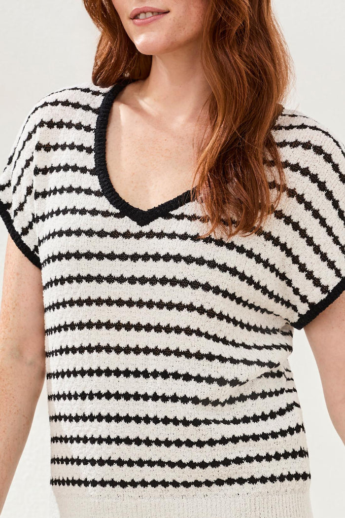 V Neck Dolman Sweater