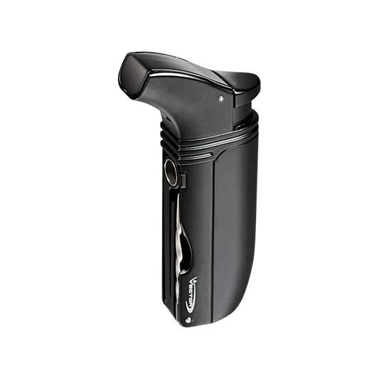 Vector Arsenal Black Matte Torch Lighter  With Punch & Poker - ARSENAL4