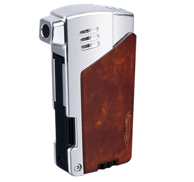 Vector Gladius Mahogany Marble Soft Flame Pipe Lighter With Pipe Tool - GLADIUS10