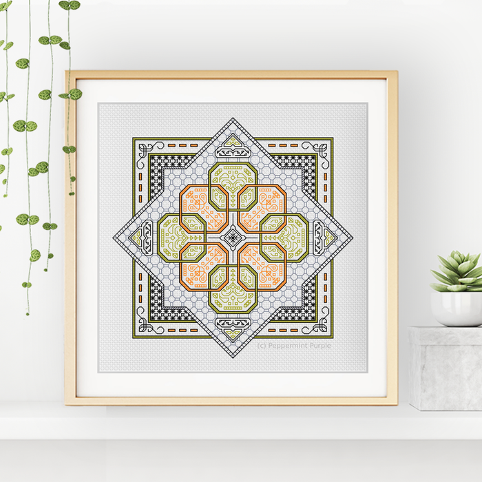 Venuste Blackwork Blackwork Pattern by Peppermint Purple