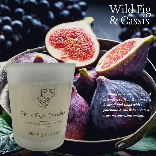 Wild Fig & Cassis Scented Soy Wax Candles