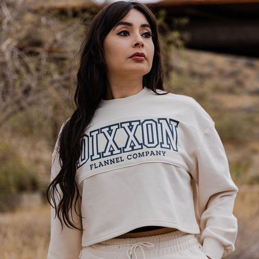 Women's DFCO Cropped Crewneck - Bone