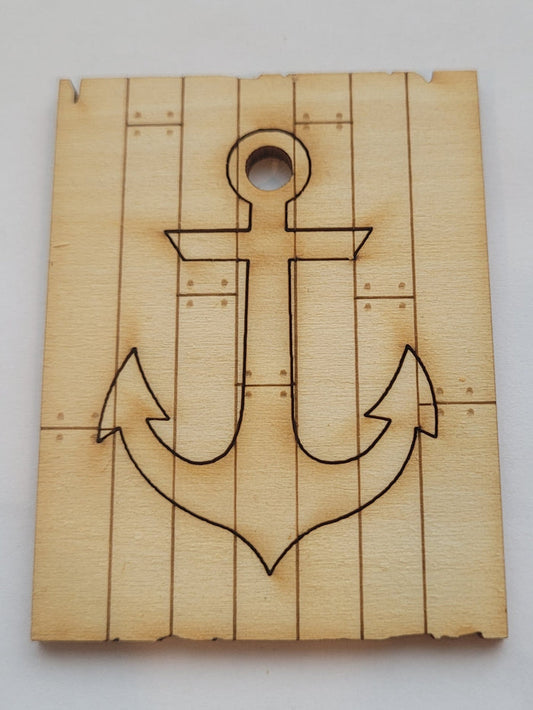 Wooden Cutout Sign - Anchor Design