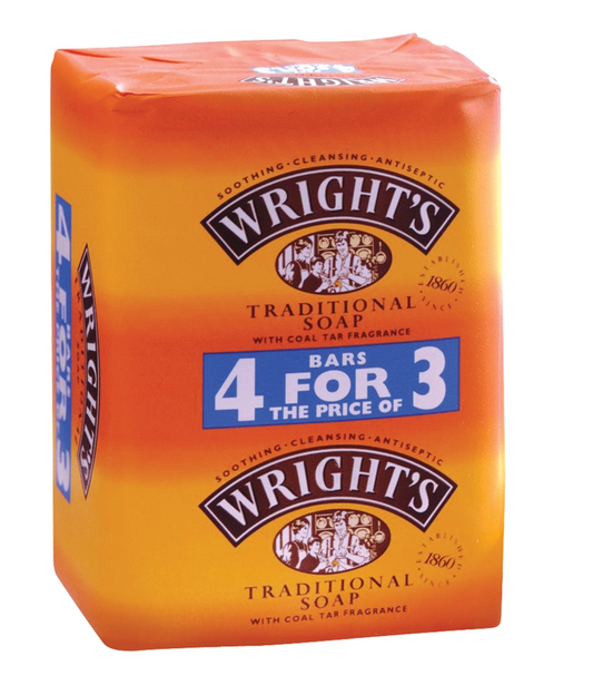 Wrights Coal Tar Soap 4 For 3
